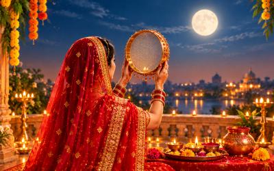 Karava Chauth: Vrat ka Mahatv, Puja-vidhi- and Chandr Darshan